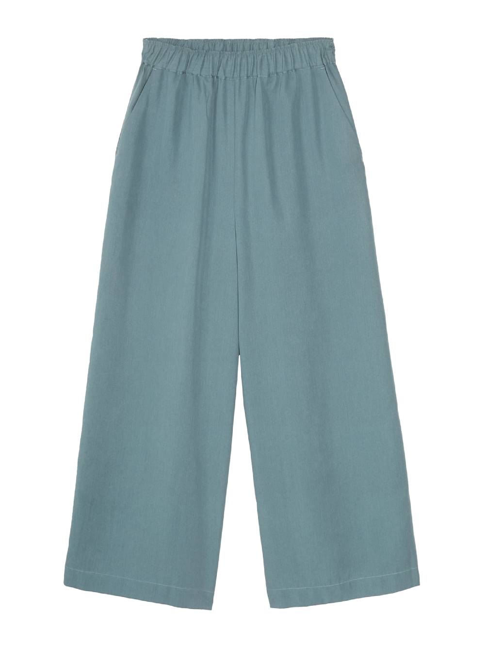 Recolution Wide Leg Pants 'BILBERRY' In Petrol