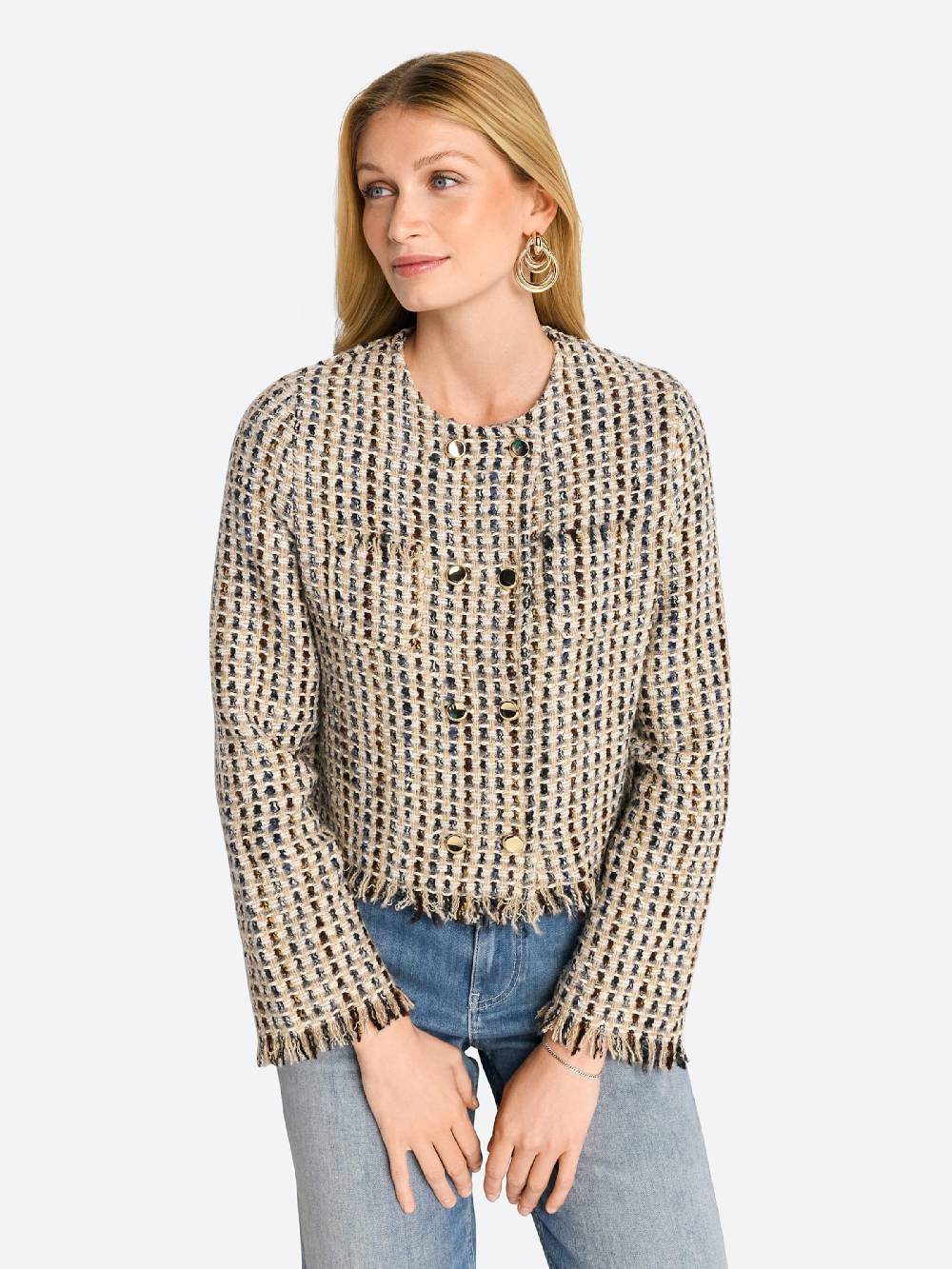 Rich & Royal Blazer In Mixed Colors