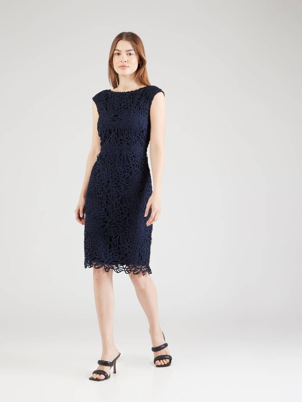 S.Oliver BLACK LABEL Cocktail Dress In Marine Blue