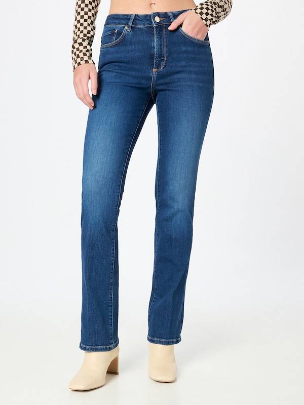 s.Oliver Boot cut Jeans 'Beverly' in Blue Denim