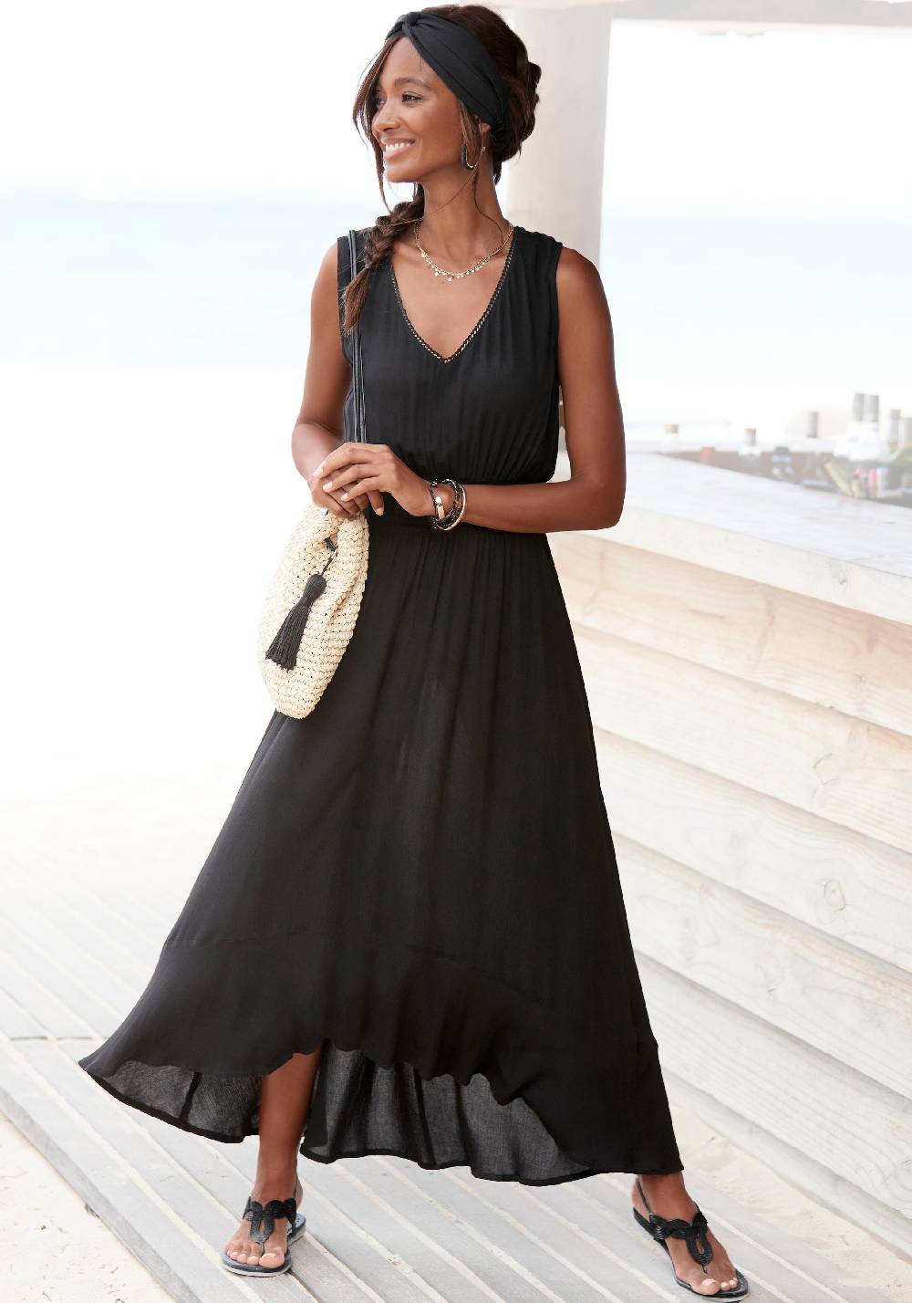 S.Oliver Evening Dress In Black