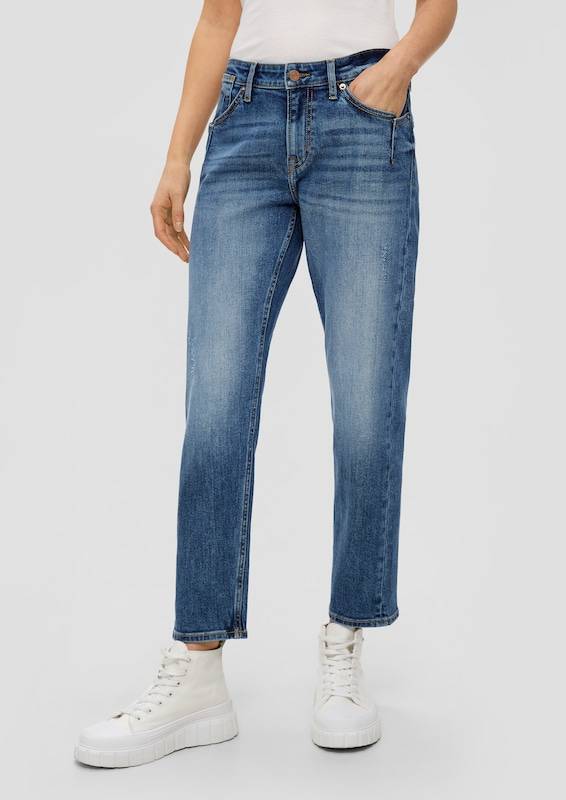 S.Oliver Tapered Jeans In Blue Denim