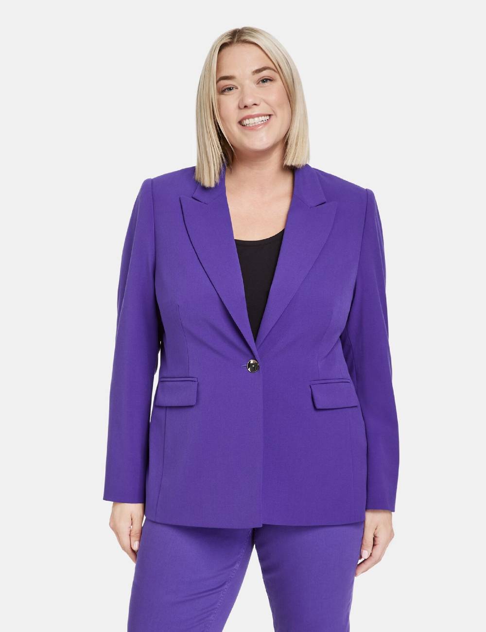 SAMOON Blazer In Violet