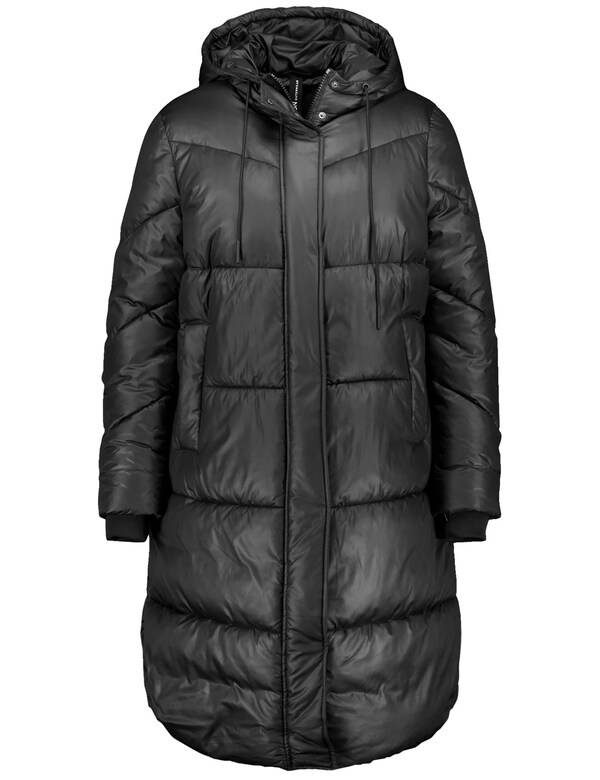 SAMOON Winter Coat in Black