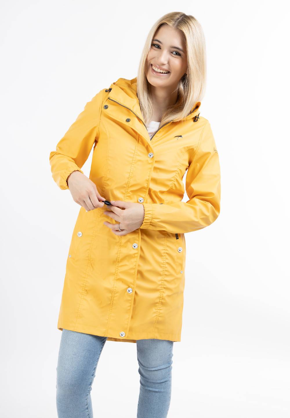 Schmuddelwedda Raincoat In Yellow Gold