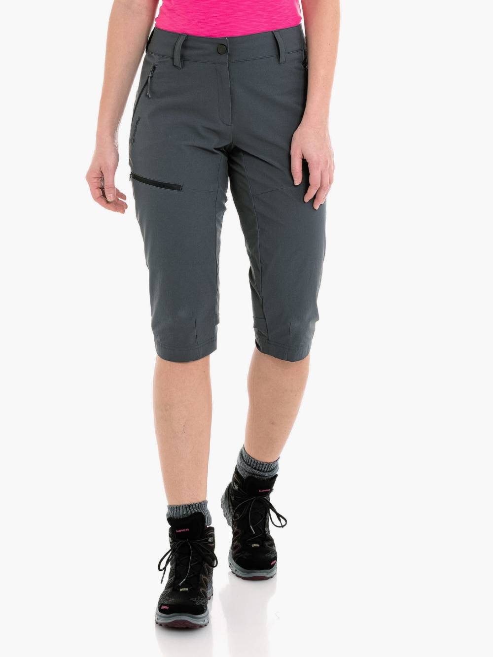 Schöffel Regular Outdoor Pants 'Caracas 2' In Dark Grey