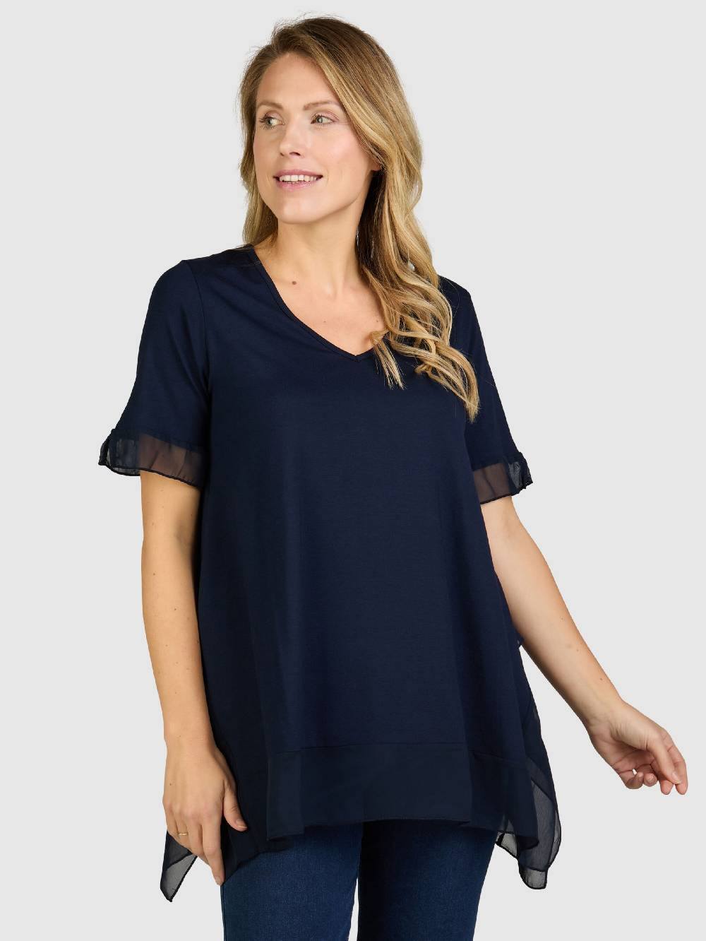 SEEYOU BY BIGGI M. Tunic In Dark Blue
