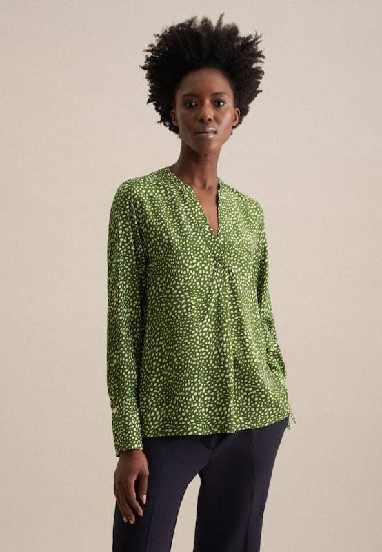 SEIDENSTICKER Tunic 'Schwarze Rose' in Green