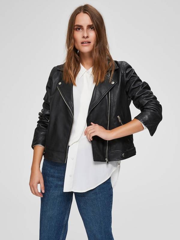 SELECTED FEMME Between-Season Jacket 'Katie' in Black