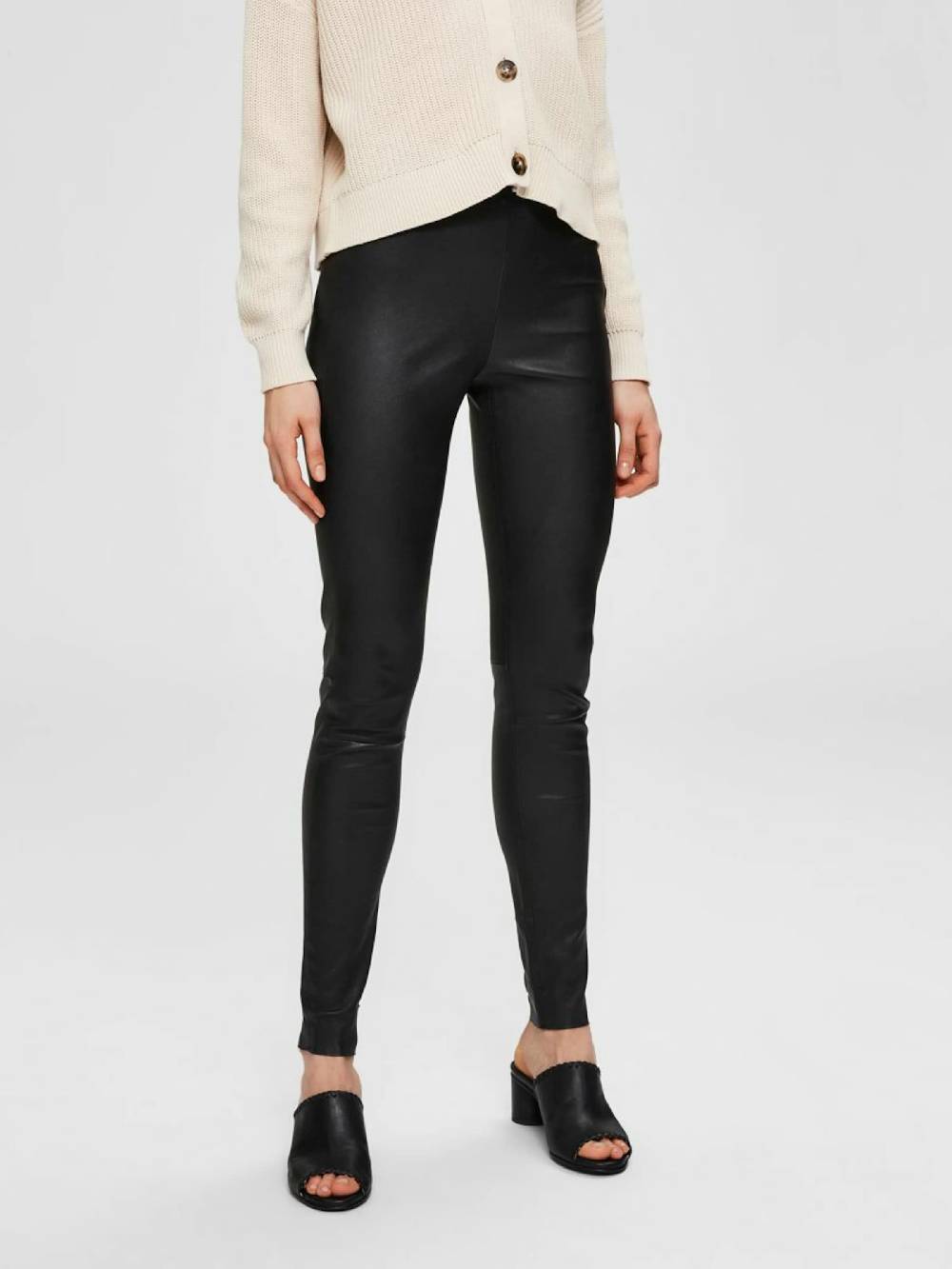 SELECTED FEMME Skinny Pants 'Sylvia' In Black