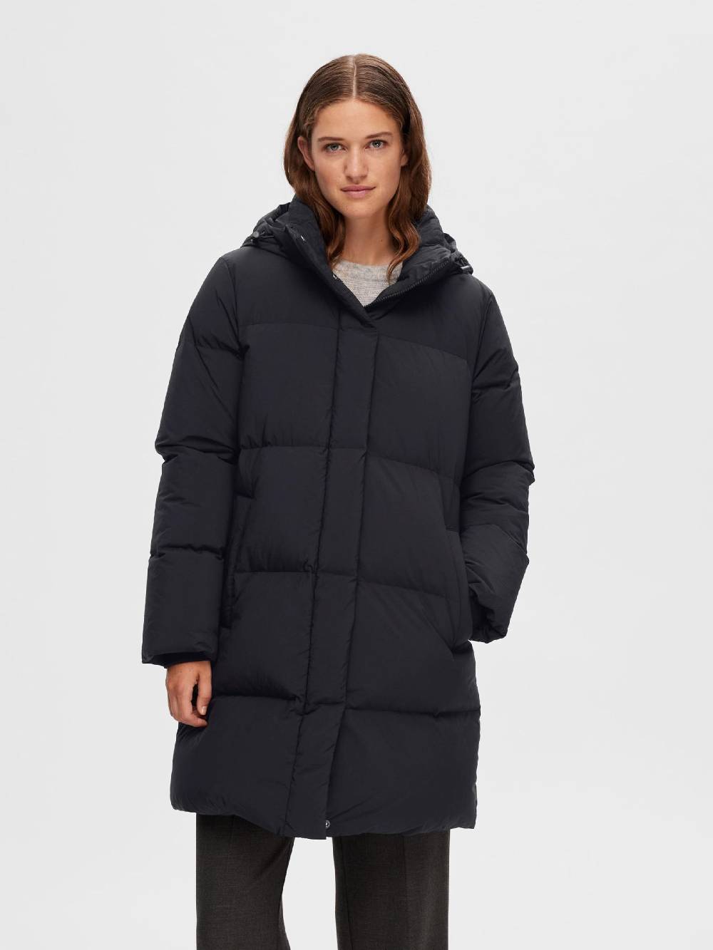 SELECTED FEMME Winter Coat 'Rigga' In Black