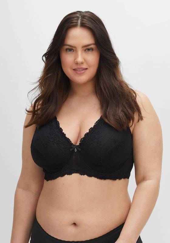 SHEEGO Bralette Bra in Black