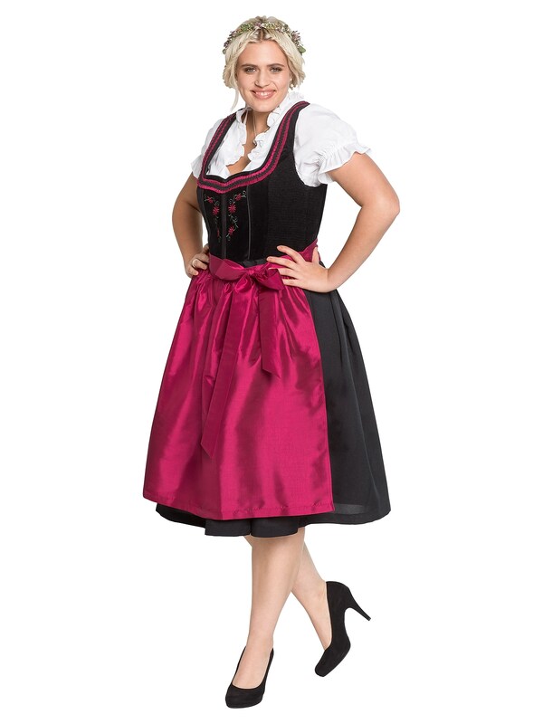 SHEEGO Dirndl in Black