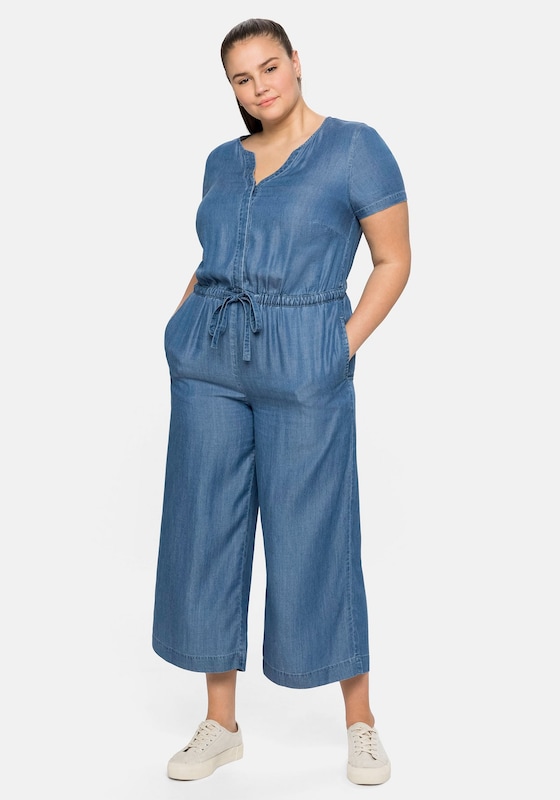 SHEEGO Jumpsuit in Blue Denim