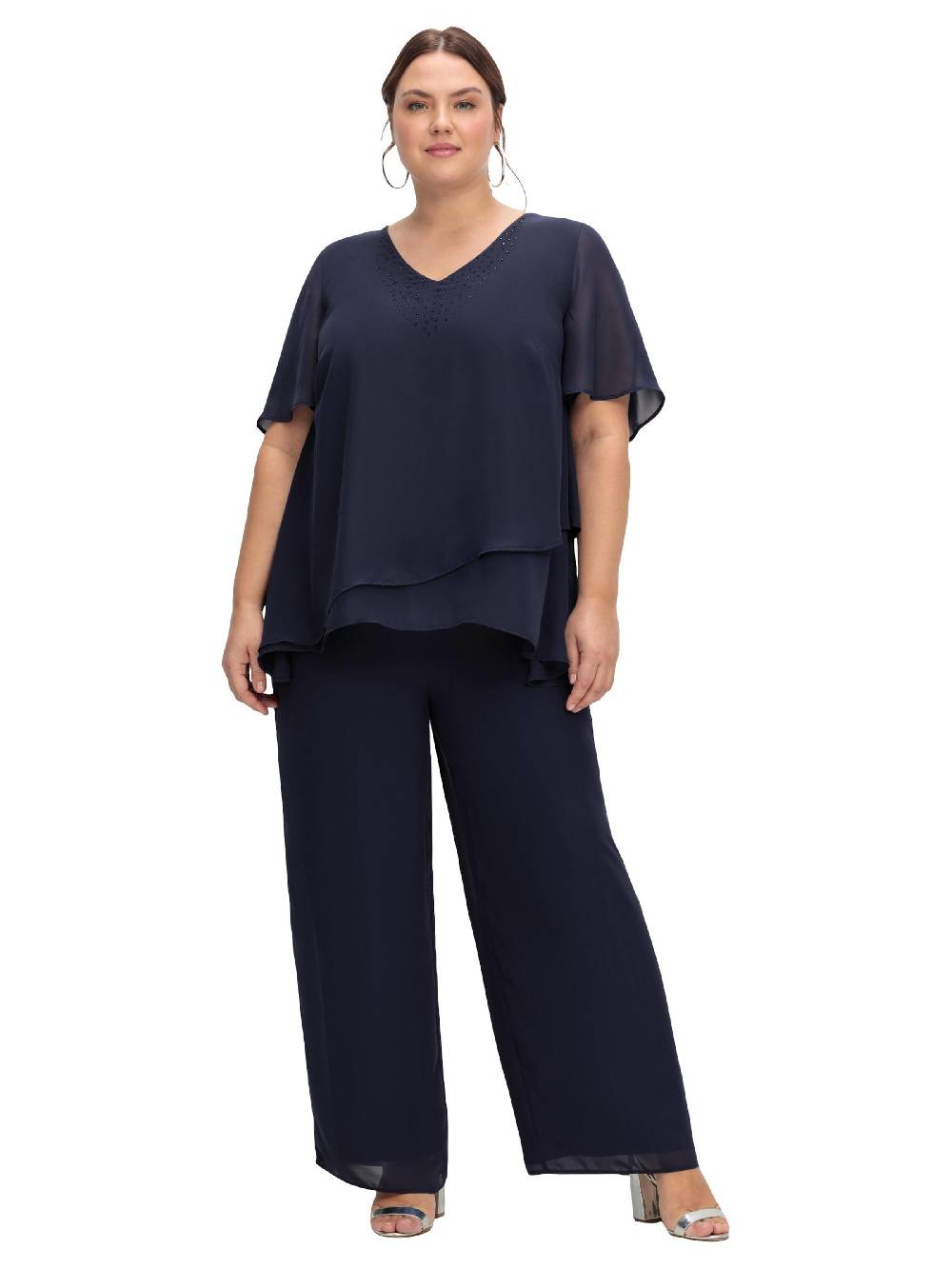 SHEEGO Jumpsuit In Marine Blue