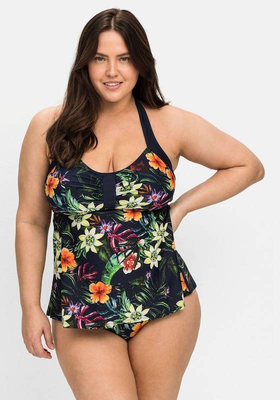 SHEEGO Tankini in Marine Blue