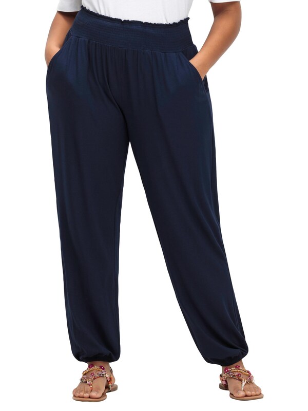 SHEEGO Tapered Pants in Marine Blue