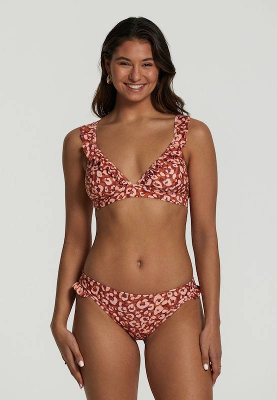 Shiwi Triangle Bikini 'BOBBY' in Auburn, Cognac, Cappuccino