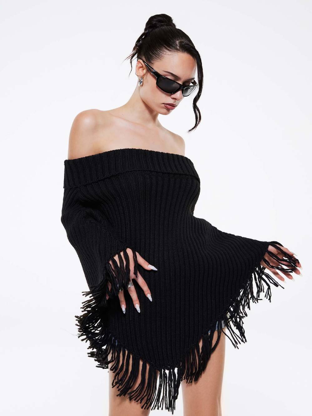 SHYX Cape 'Dinah' In Black