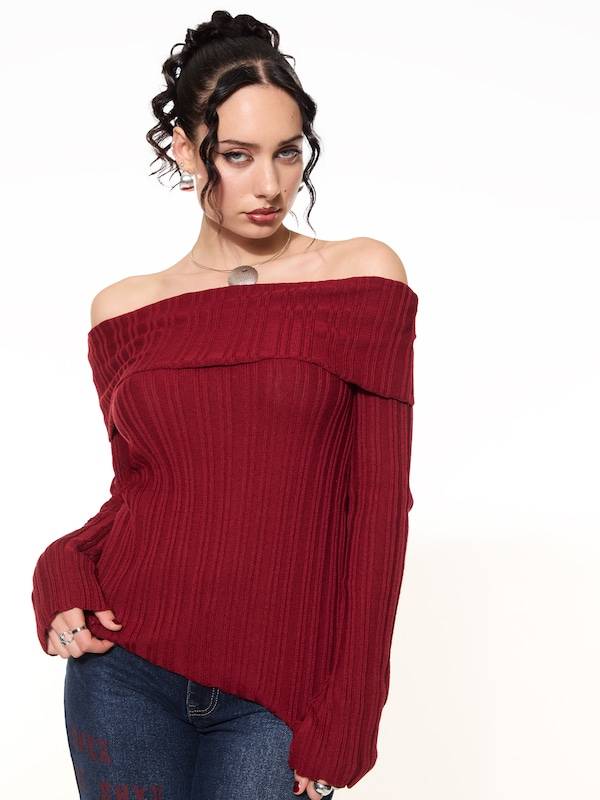 SHYX Sweater in Bordeaux