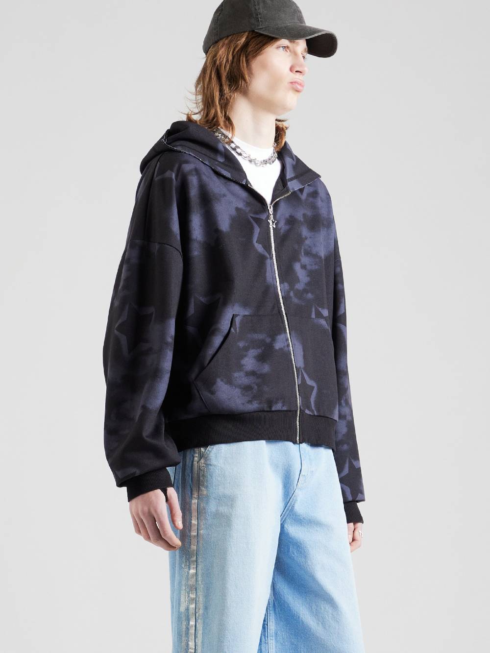 SHYX Zip-Up Hoodie In Anthracite