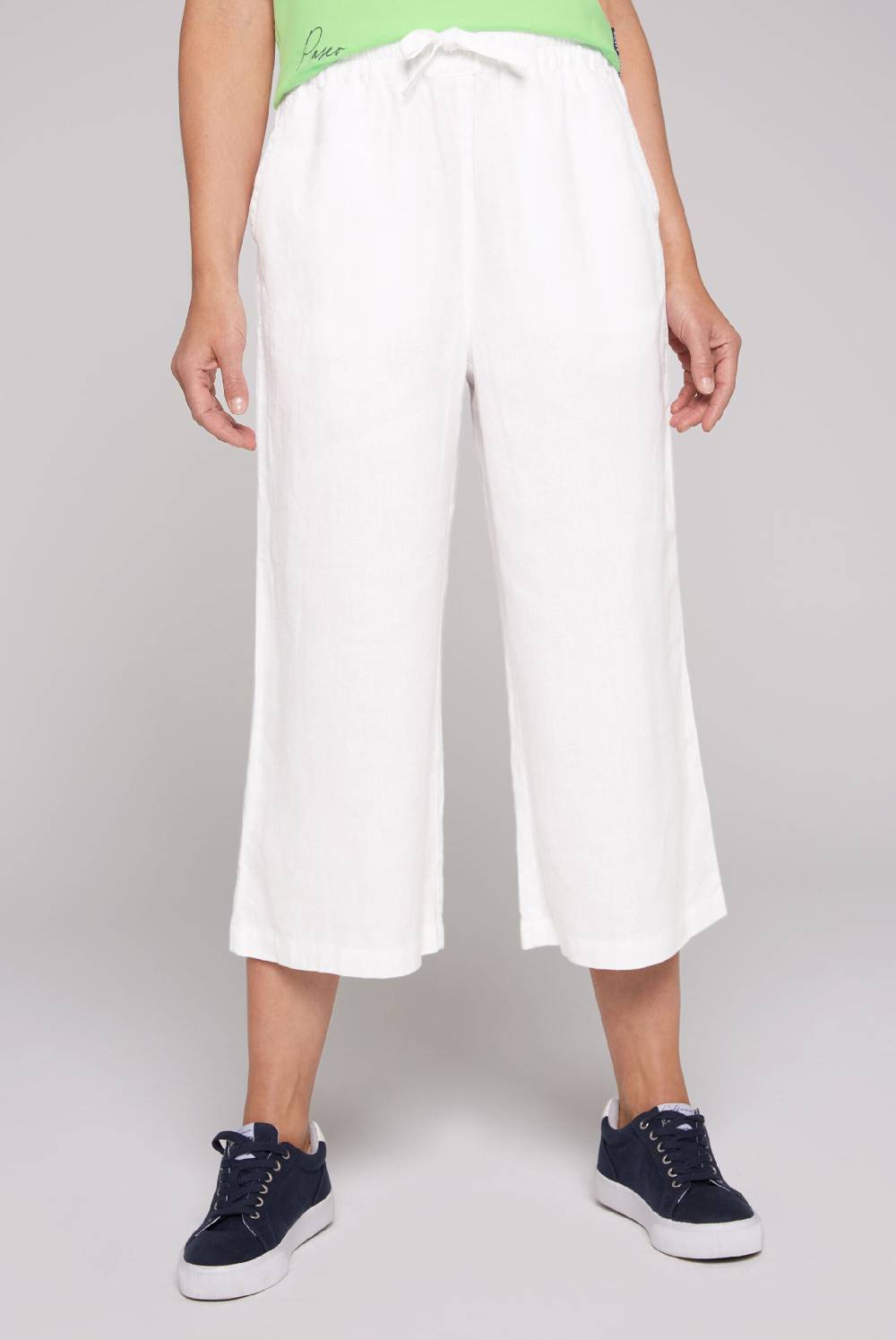 Soccx Regular Pants In White