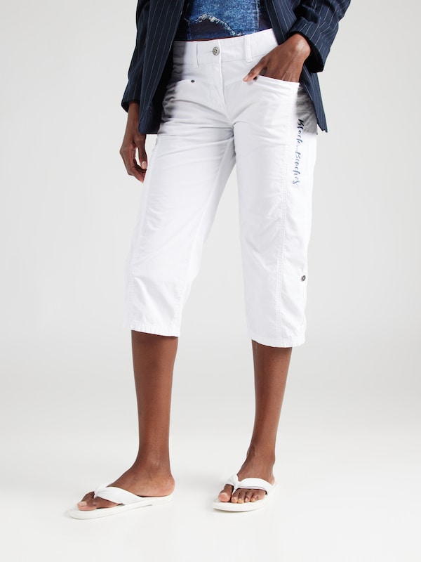 Soccx Regular Pants in White