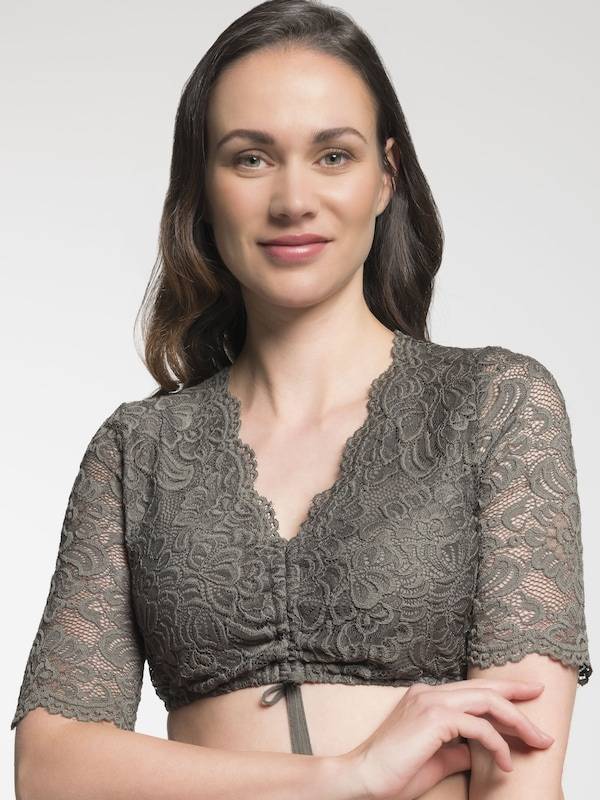 SPIETH & WENSKY Traditional Shirt 'Ansbach' in Olive