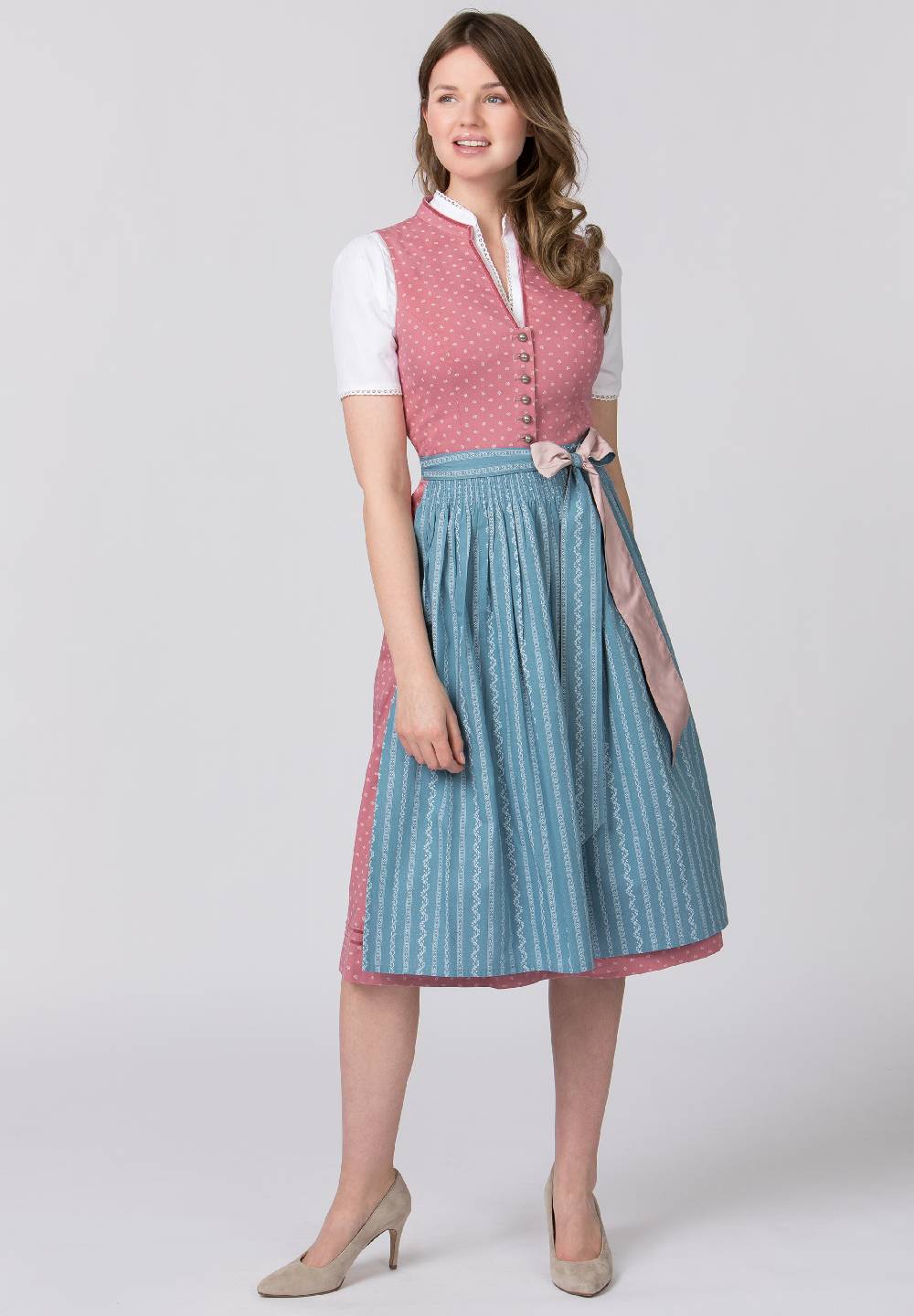 STOCKERPOINT Dirndl In Cyan Blue