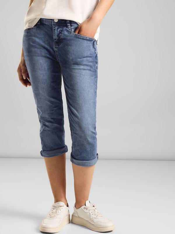 STREET ONE Slim fit Jeans 'Jane' in Blue Denim