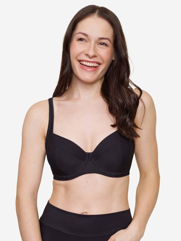 SugarShape Balconette Bikini Top 'Porto' in Black