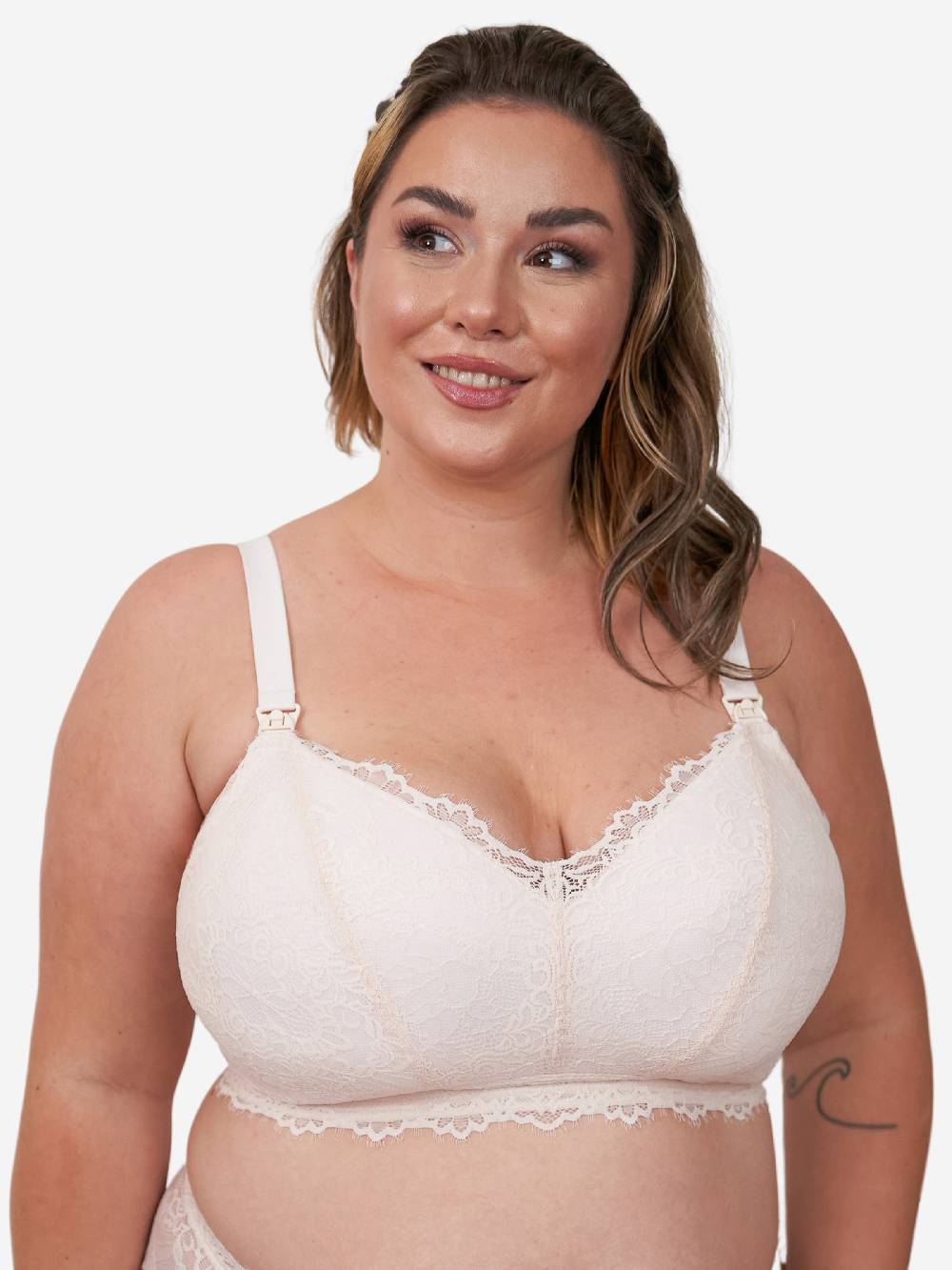 SugarShape Nursing Bra 'Sensla' In White