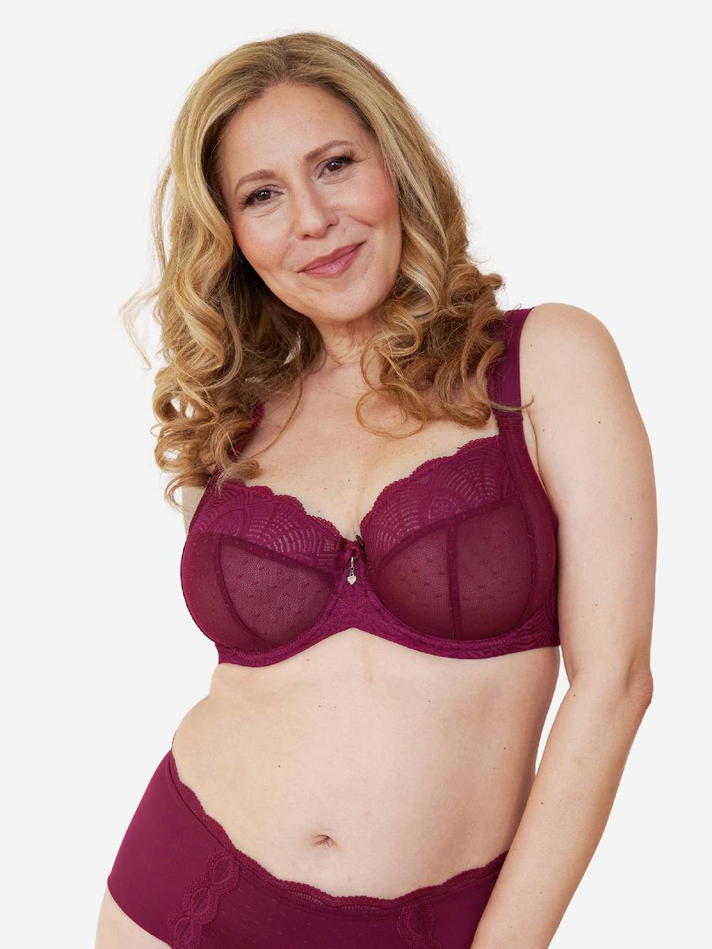 SugarShape T-shirt Bra 'Clara' In Bordeaux