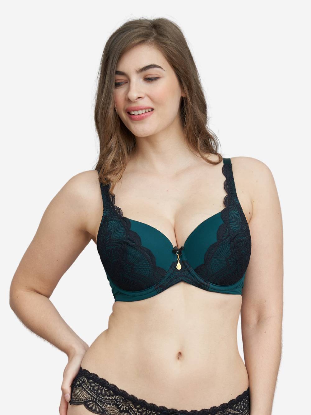 SugarShape T-shirt Bra 'Pure Divine' In Fir