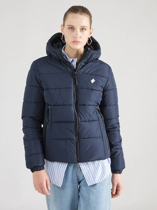 Superdry Between-Season Jacket 'Spirit' in Navy