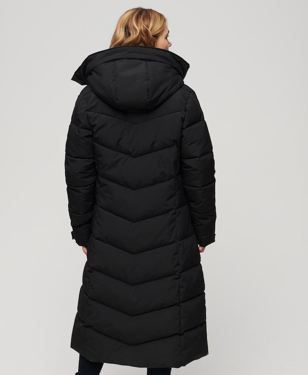 Superdry Winter Coat In Black