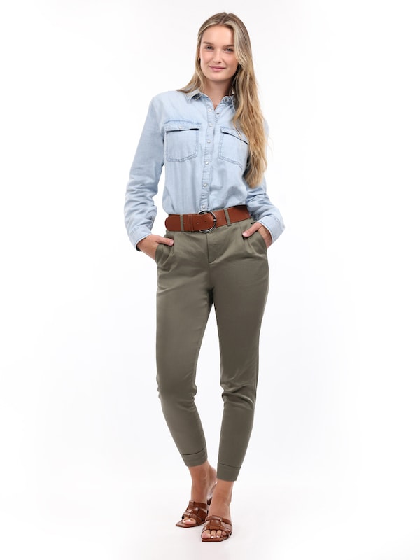 Suri Frey Regular Chino Pants ' Freyday ' in Khaki