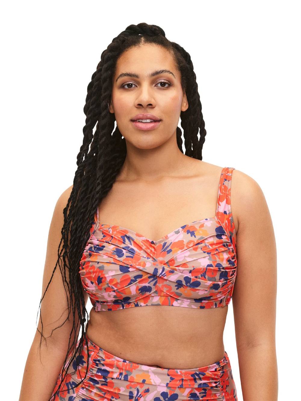 Swim By Zizzi Bralette Bikini Top 'STELLA' In Mixed Colors