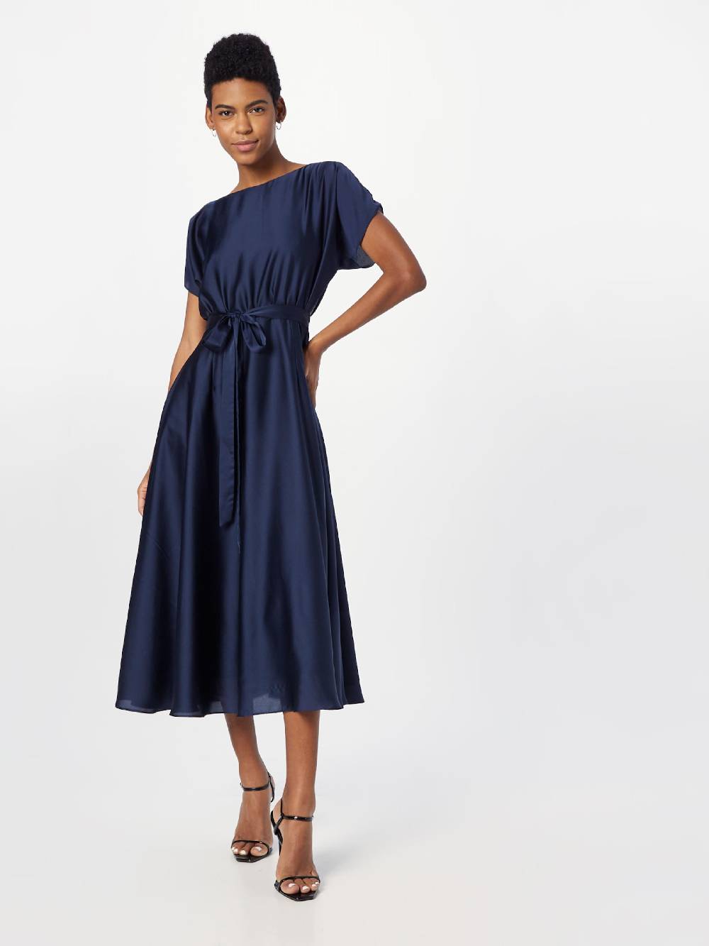 SWING Cocktail Dress In Marine Blue