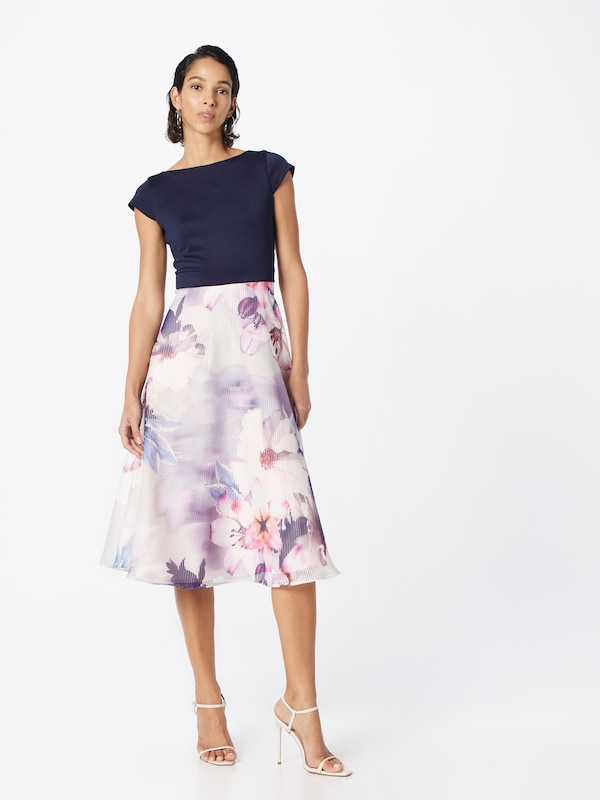 SWING Cocktail Dress in Navy