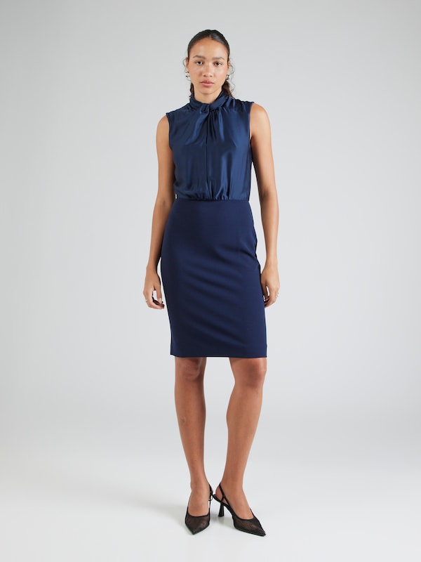 SWING Sheath Dress in Marine Blue