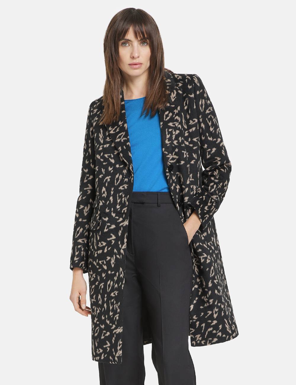 TAIFUN Between-Seasons Coat In Black