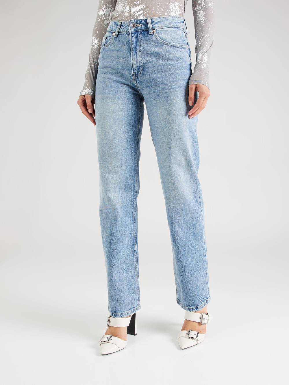 Tally Weijl Slim Fit Jeans In Light Blue