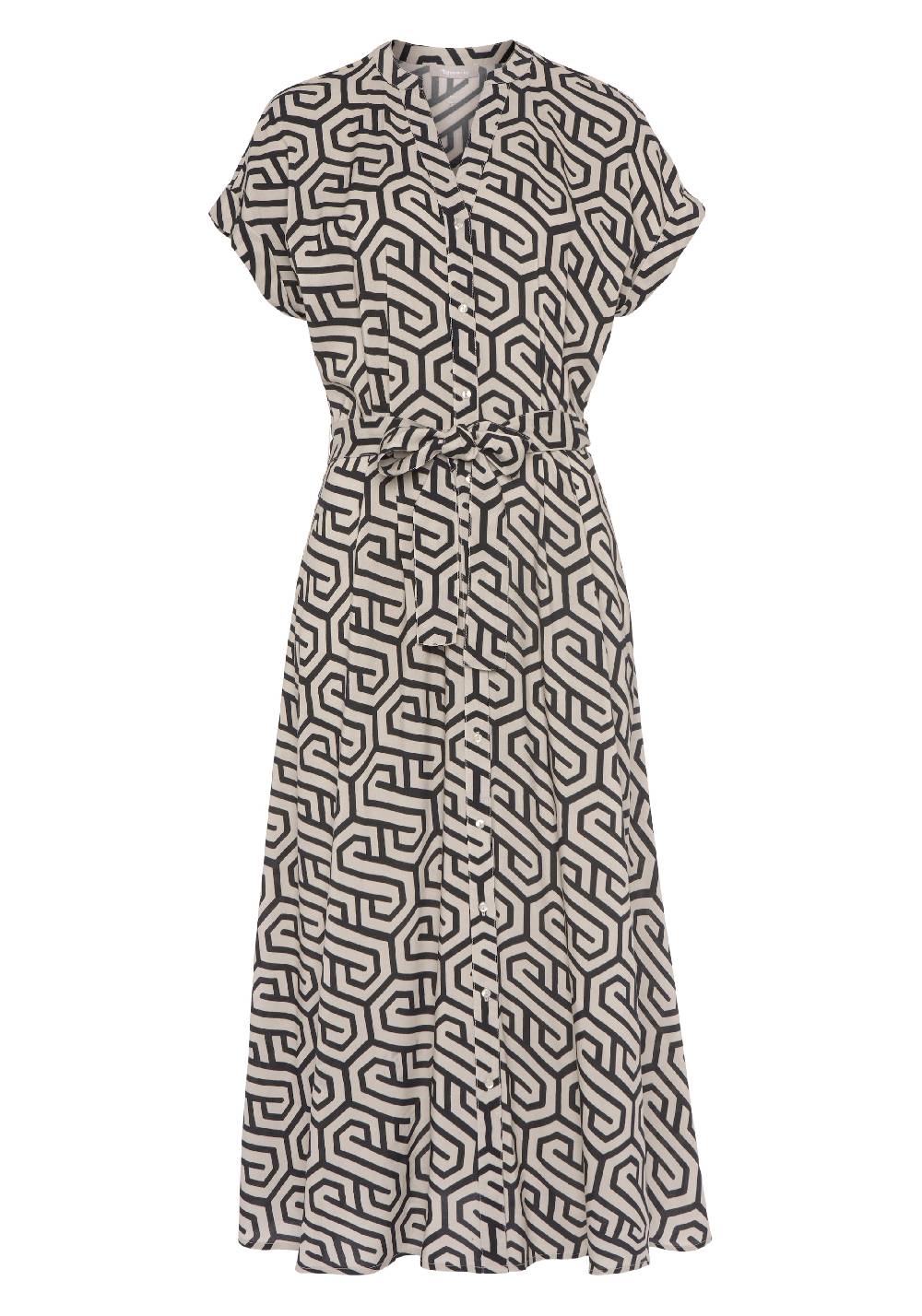 Tamaris Shirt Dress In Sand