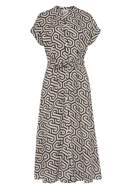 Tamaris Shirt Dress in Sand