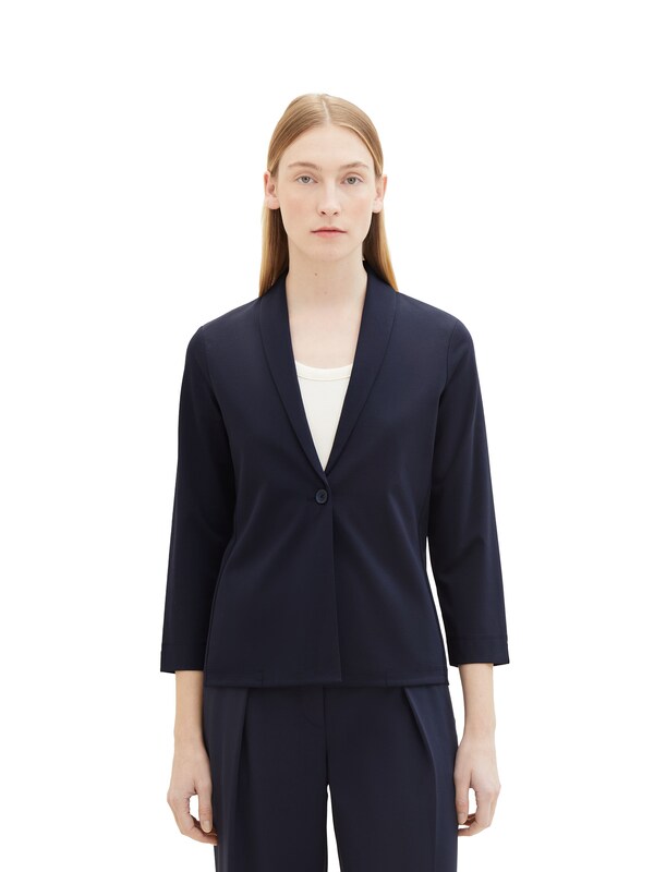 TOM TAILOR Blazer in Night Blue