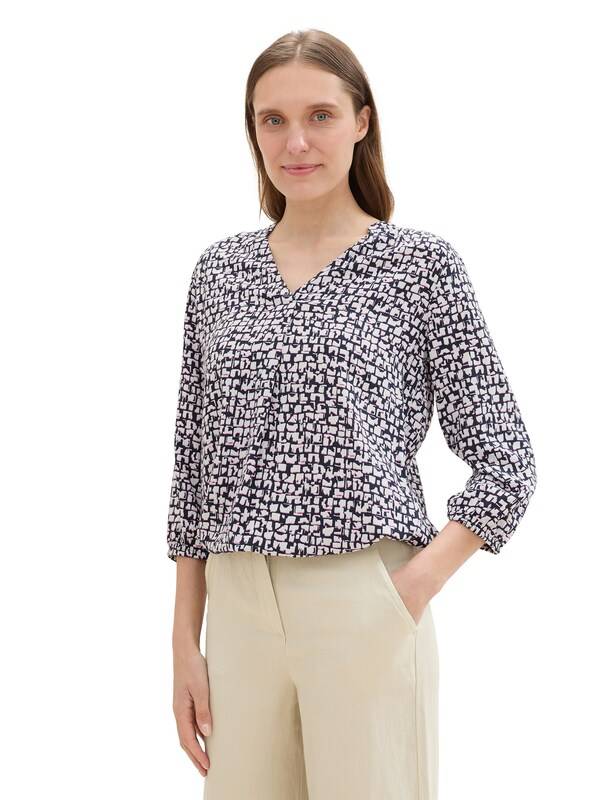 TOM TAILOR Blouse in Navy