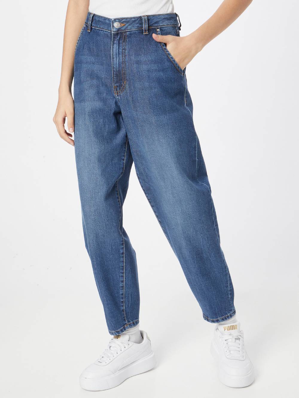 TOM TAILOR DENIM Loose Fit Jeans 'Barrel Mom Vintage' In Blue Denim