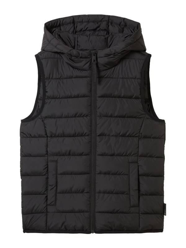 TOM TAILOR DENIM Vest In Black