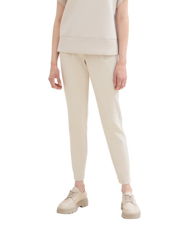 TOM TAILOR Regular Pleat-Front Pants in Beige